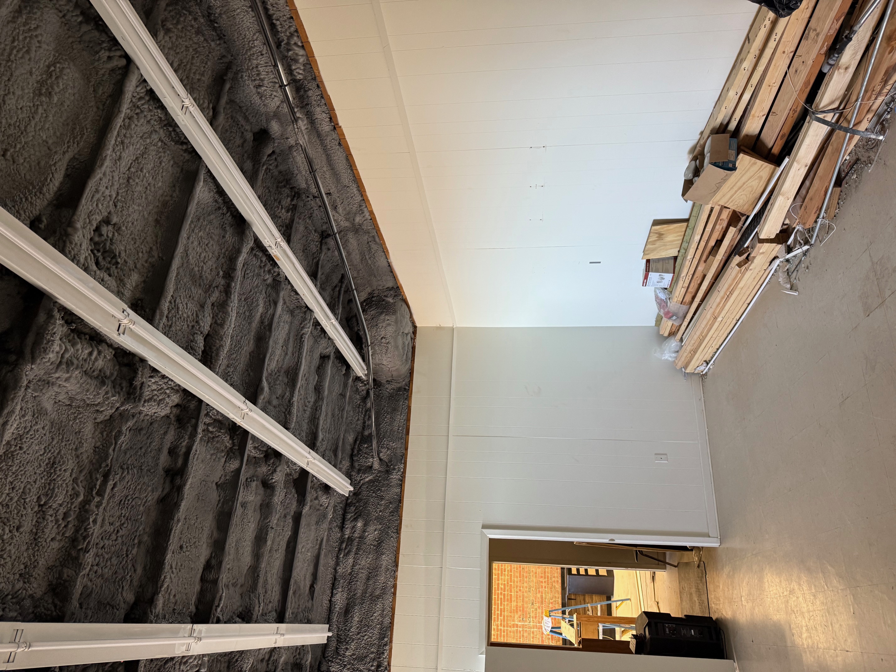 Open Cell Foam Ceiling Application