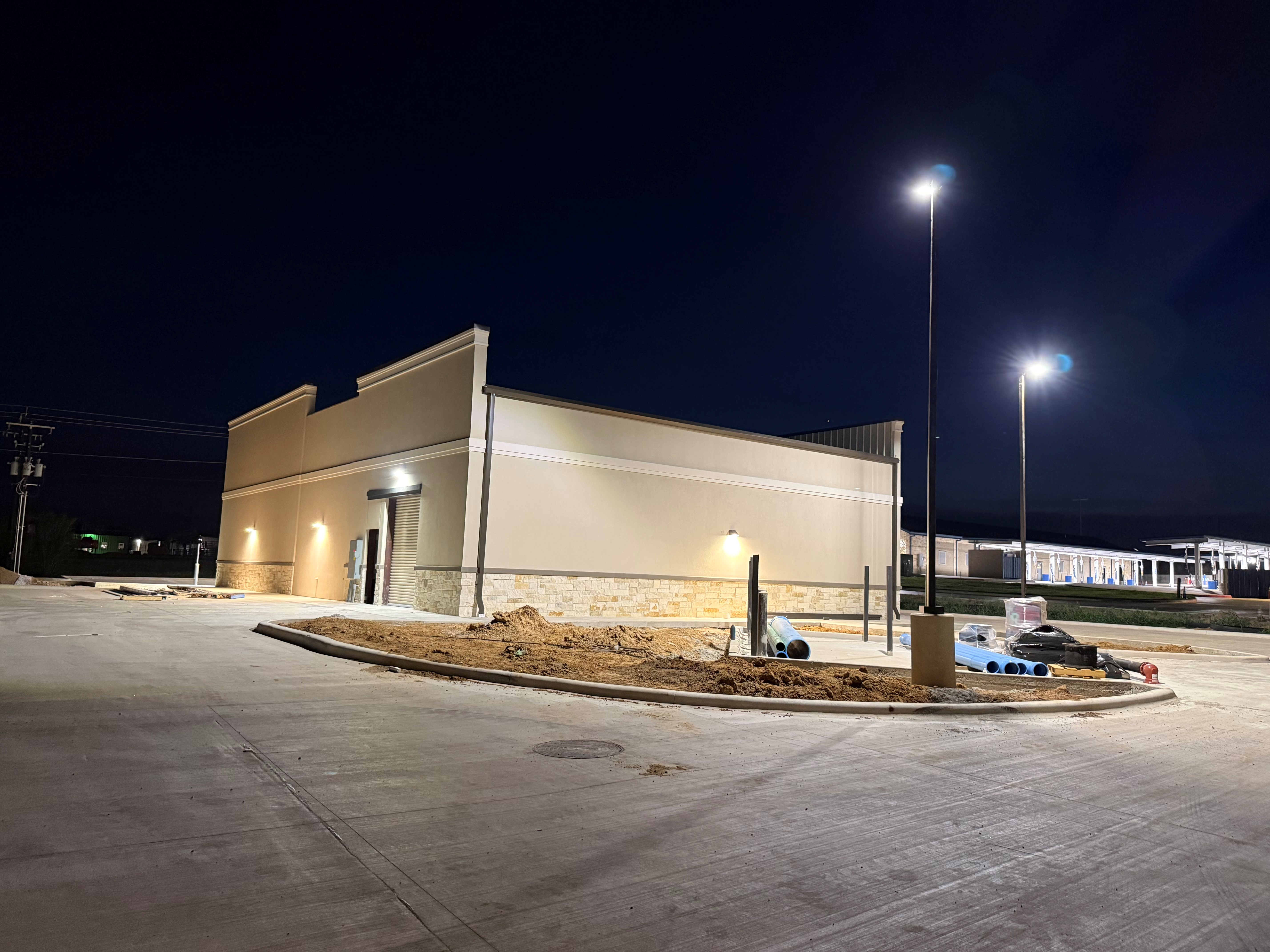 Sherwin-Williams NNN development night view