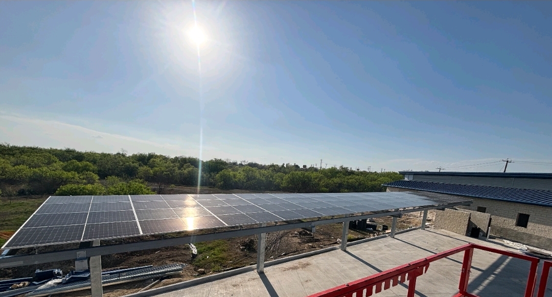 Solar canopy installation 4